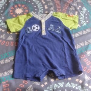 3-6mth Soccer Onesie